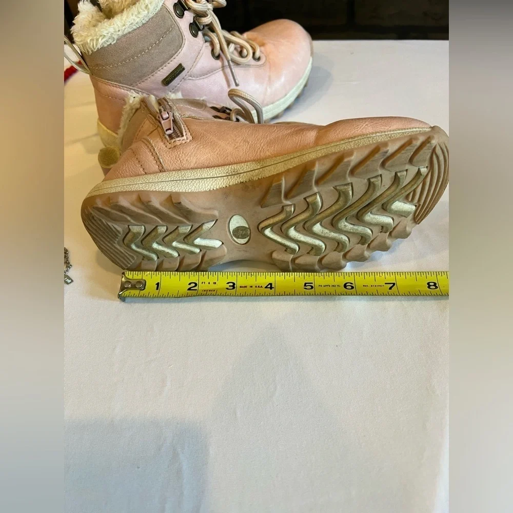 Mishansha Kids Snow Boots Water Resistant Warm Inside Boys Girls Hiking Boots